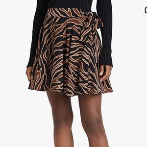 BB Dakota, Swing of Things Zebra Stripped Skirt (can be sold as set)